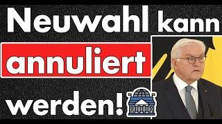 Steinmeier droht: Wahl könnte annulliert werden – ausländische Einflussnahme läuft aktuell!