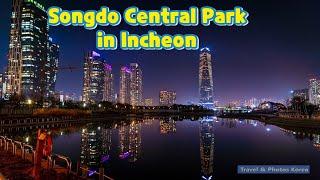 Songdo Central Park in Incheon, Korea.