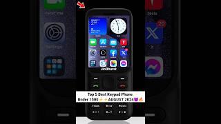 Top 5 Best Keypad Phone Under 1500AUGUST 2024 #shorts #trending