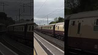 The Northern Belle Thrashes out of Oxenholme Loop! #shorts #train #railway