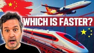 CHINA"S  High Speed Rail Is An Unstoppable Miracle |  Bullet Trains vs Planes