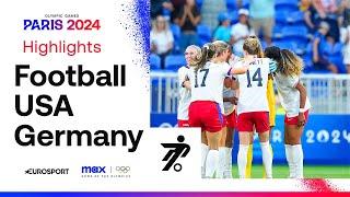 USA 1-0 Germany: Olympic Women’s Football Semi-Final Highlights | #Paris2024 #Olympics