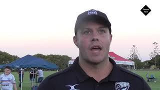 Interview with Maroochydore A grade rugby union coach Ben Radmall after his sides loss to Wynnum