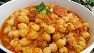 Como preparar Garbanzos con CHORIZO