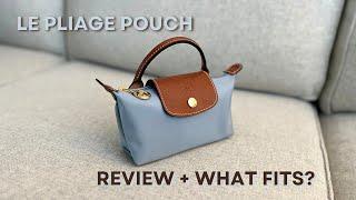 Honest review + What fits? Mini XS Longchamp Le Pliage Mini Pouch