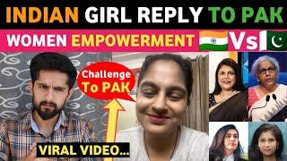 INDIAN GIRL REPLY TO PAKISTAN | GIRLS LIFE IN INDIA VS PAKISTAN | REAL ENTERTAINMENT TV VIRAL VIDEO