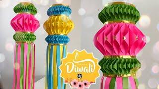 Paper Lantern making for Diwali | Traditional Paper Lantern making at home for Diwali