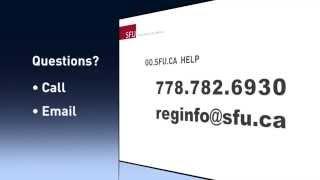 How to check your enrollment date -- SFU