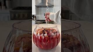 Christmas Punch  #christmas #drinks #recipe #restock #asmr #satisfying #viral #shorts #fyp #drinks