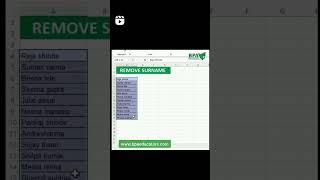 How to Remove Surname#tallyprimetraining #exceltricks #bpaeducators