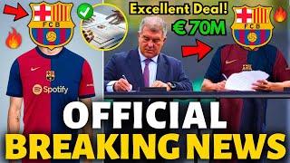 OFFICIAL BARCELONA HAS JUST SURPRISED THE WORLD OF FOOTBALL! NOBODY EXPECTED! BARCELONA NEWS TODAY