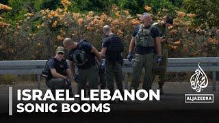 Israeli jets set off sonic booms over Beirut as Nasrallah warns of response