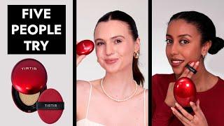 5 People Try the VIRAL Korean Cushion Foundation by TIRTIR