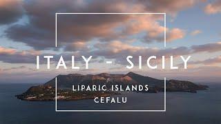 Italy Sicily - Aeolian/Liparic Islands & Cefalù - Time-lapse 4k