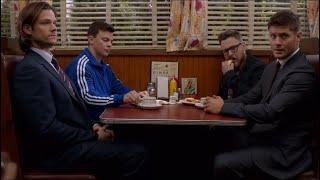 “I will shoot you, b*tches!” • supernatural season 9 episode 15 diner scene