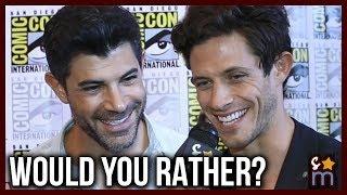 WOULD YOU RATHER? with the STITCHERS Cast - Comic Con 2017 | Shine On Media Interview