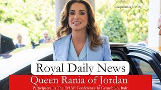 Queen Rania of Jordan Gives a Speech at the EHA Forum in Cernobbio, Italy!  Plus, More #RoyalNews