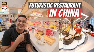 EP 112 - Futuristic Hotpot Conveyor Belt Restaurant in China | Cheapest Hotpot Food