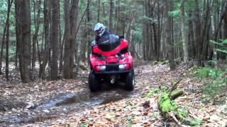 Having Fun On A Honda TRX 420