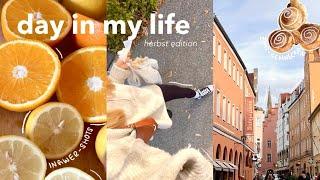 day in my life || herbst edition || weekly vlog || Zimtschnecken backen, Ingwershots, regensburg