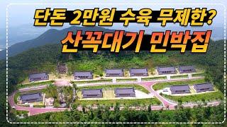 충북 보은ㅣ숙박 + 수영장  + 저녁 + 아침은 물론 단돈 2만원으로 무제한 수육과 공짜로 산양삼까지 먹는 산꼭대기 민박집