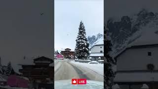 Driving In Switzerland Snow | #short #winterdrive #snowdriving #4kdriving