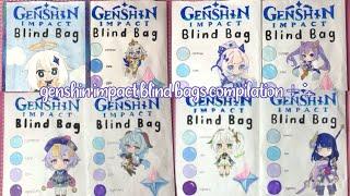 🩵Genshin Impact🩵Paper Blind Bags Compilation | ASMR | sanriolve