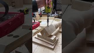 Adding hanger bolts to table legs with this simple jig￼