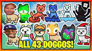 How to get ALL 43 BADGES + DOGGOS in FIND THE DOGGOS! || Roblox