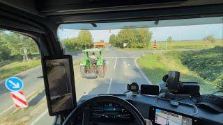 POV Truck Driving in Germany  || Local Trip to Deliver. #europe #germany #truck #life #automobile