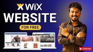 How To Make Free Website With Free Domain & Hosting @Wix | How To Make A Free Website | Free Website