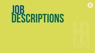 HR Basics: Job Descriptions