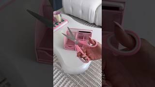 AESTHETIC ASMR PINK SCHOOL SUPPLIES SET UP 🩷 #aesthetic #asmrsounds