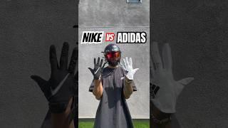 Nike Vs Adidas Football Gloves!  #football #viral #nfl #nike #adidas