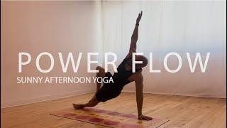 35 Minutes of Power Flow With James • Sunny Afternoon Yoga  With Music