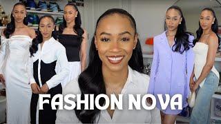 Fashion Nova Try-On Haul 2024 | Stunning Dresses, Sandals, Jeans, & More