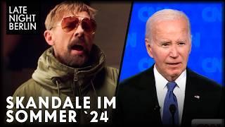 Klaas eskaliert im Sommerurlaub (Fußball-EM, Oasis-Reunion, Biden vs. Trump) | Late Night Berlin