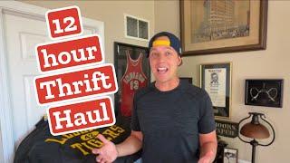 How Much Money Can I Make Thrifting for 12 Hours - Thrift Haul