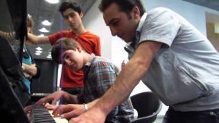 Narek Stepanyan and TUMO student performing at TUMO. (Improvisation)