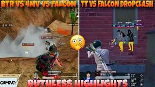 BTR vs 4MV vs FLCN! TT vs FlCN DROP CLASH!! RUTHLESS FINALS D2 Highlights PEL TEAMS ️