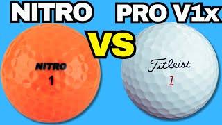 Cutting Open NITRO Golf Ball vs Pro V1x - What’s Inside?