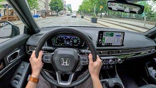 2025 Honda Civic Hybrid - POV First Drive (Binaural Audio)