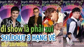 Show Nguyễn Nhất Huy - Hồ Văn Cường SOLD OUT 3 HẠNG VÉ ngay khi mở bán: đi show là phải vui!