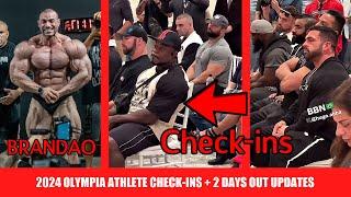 First Look at Olympia Bodybuilders at Check- Ins + Is Brandon Curry Still In It? + New Brandao Pics