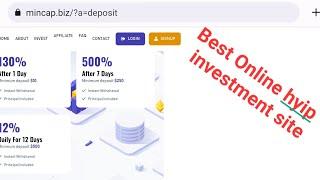 Mincap.biz - Best online hyip investment site. Earn 103% on 1day! Min 10$ #hyipsdaily