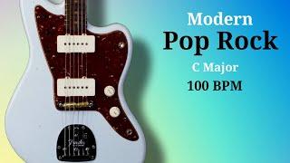 "Modern Pop Rock" Backing Track C Major 100 BPM