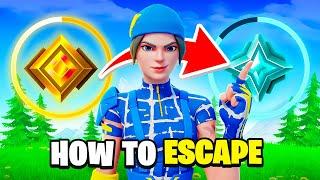 How To Get Out Of GOLD RANK In Fortnite...