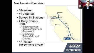 Integrating ACE, Amtrak San Joaquins and High-Speed Rail in the Central Valley