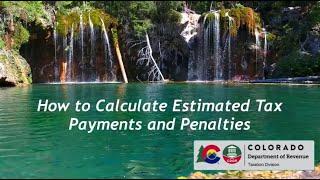 How to Calculate and Pay Estimated Tax Penalties