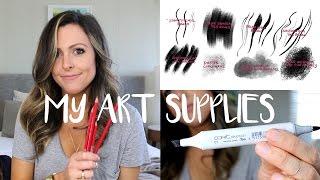 MY ART SUPPLIES & PHOTOSHOP BRUSHES